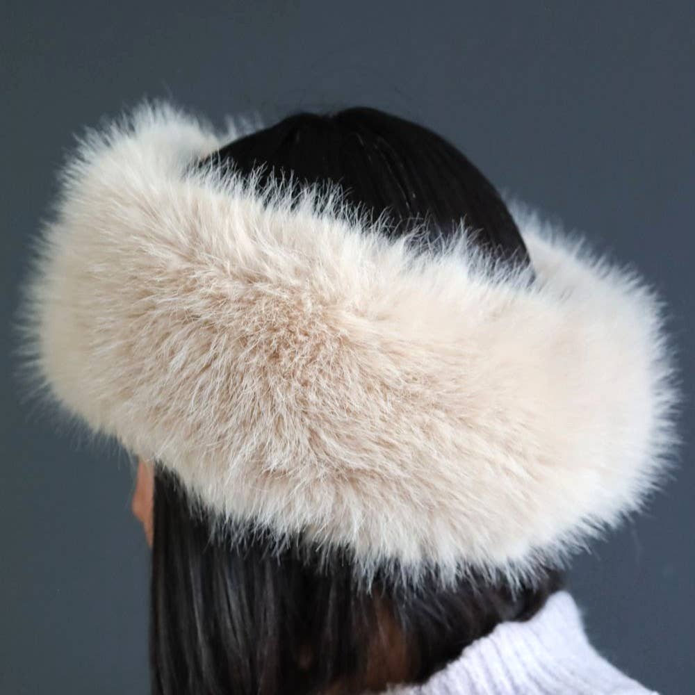 Cosy Ear Warmer Faux Fur Winter Headband SD125: Brown
