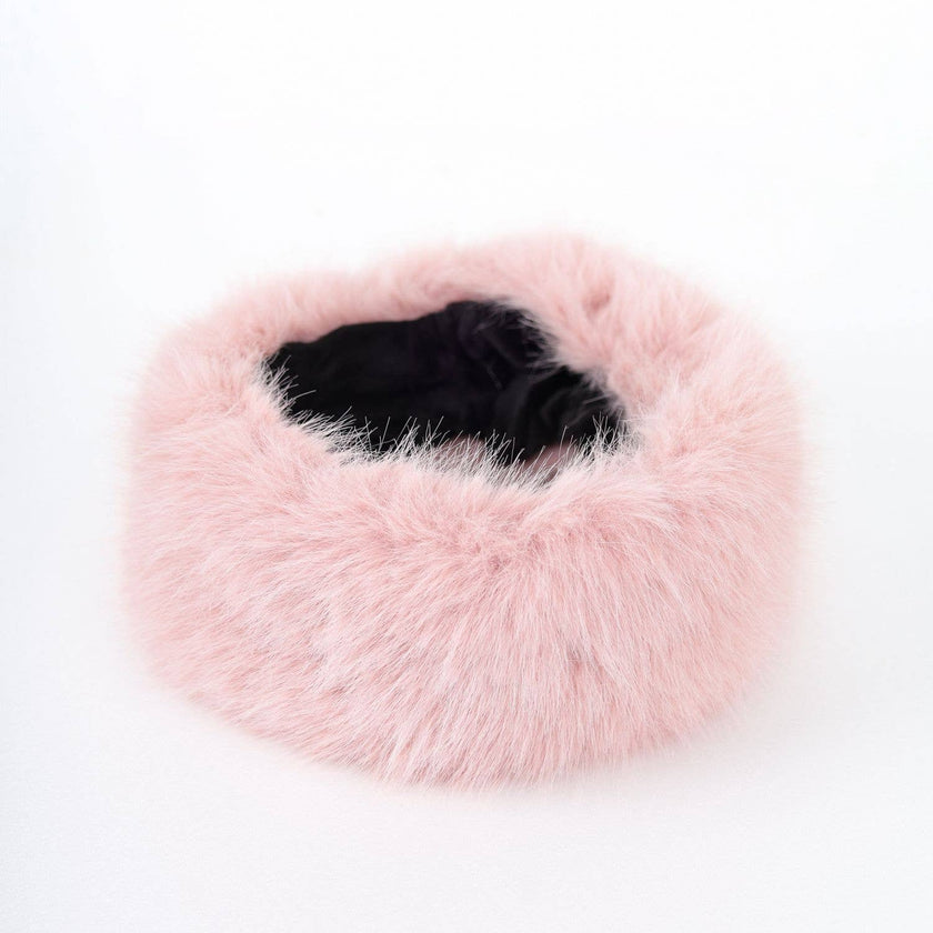 Cosy Ear Warmer Faux Fur Winter Headband SD125: Beige