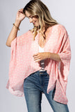 Peony Ditsy Blossom Kimono: CHARM PINK