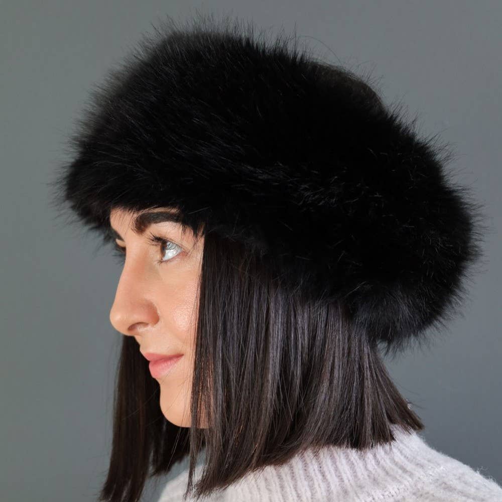 Cosy Ear Warmer Faux Fur Winter Headband SD125: Brown