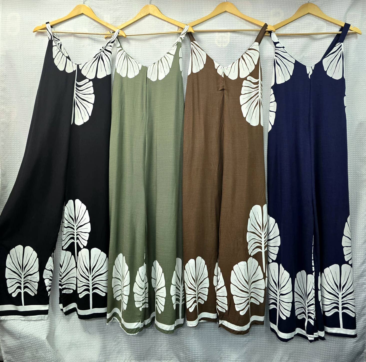 Palma Wide Leg Jumpsuit: Navy