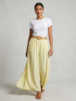 Summer Belted Wide Leg : Lemon