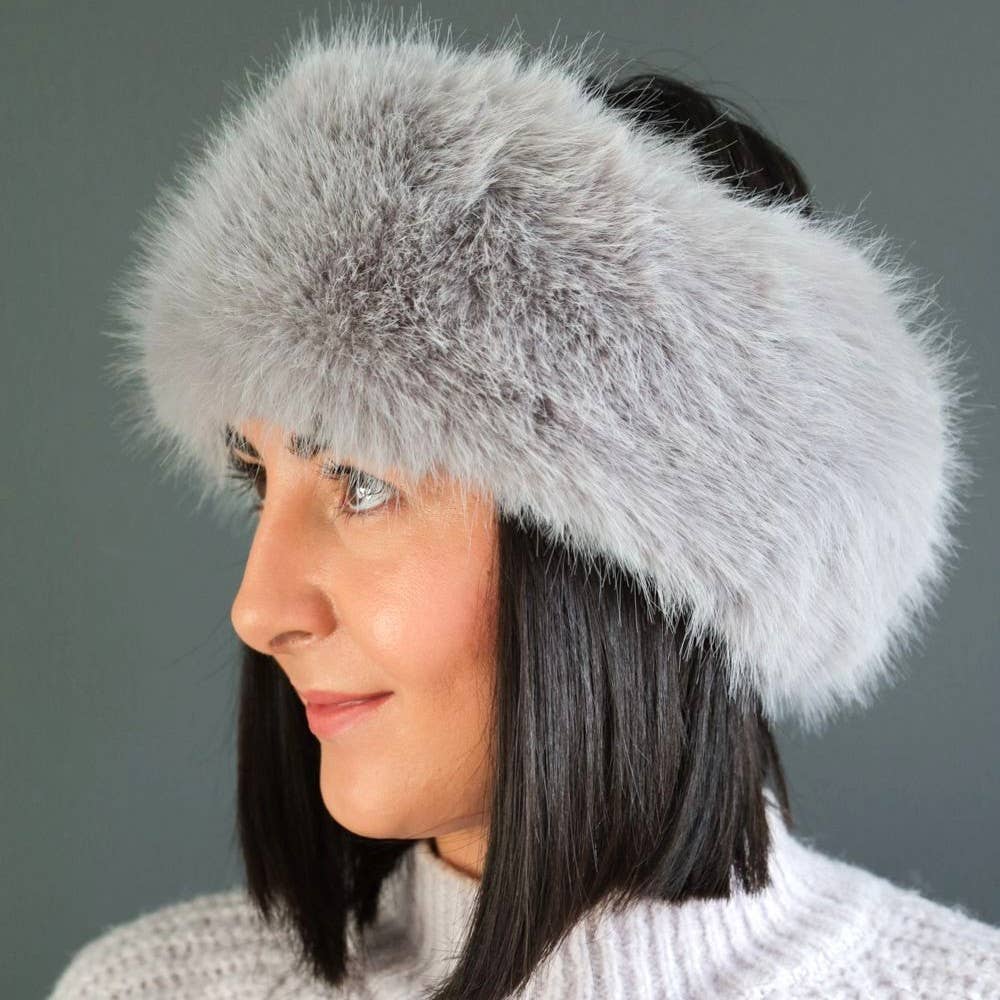 Cosy Ear Warmer Faux Fur Winter Headband SD125: Brown