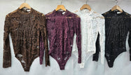 Lace Mesh Bodysuit: Maroon/Dark Red