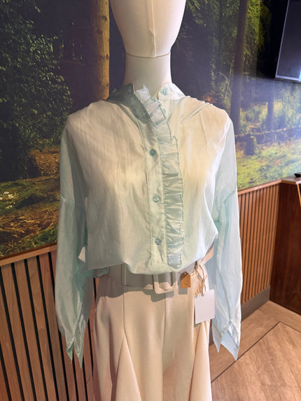 Peony Shirt: Vert