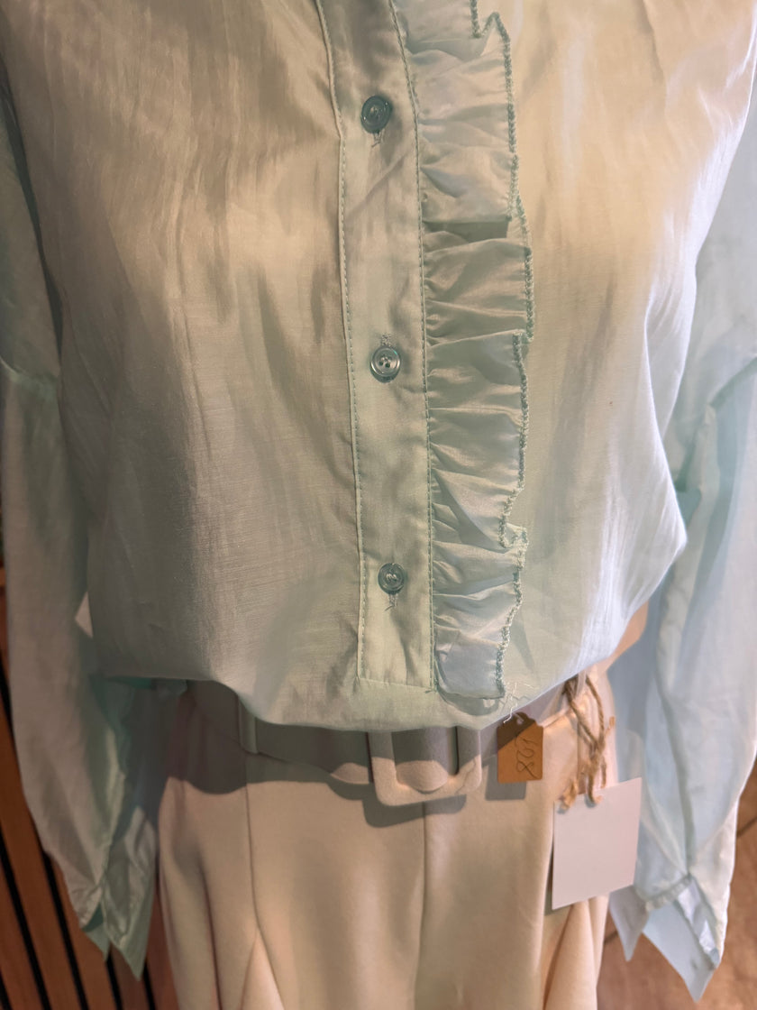 Peony Shirt: Vert