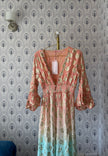 MILANO Dip-dyed/Ombré Maxi Cardigan(11): Coral