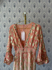 MILANO Dip-dyed/Ombré Maxi Cardigan(11): Coral