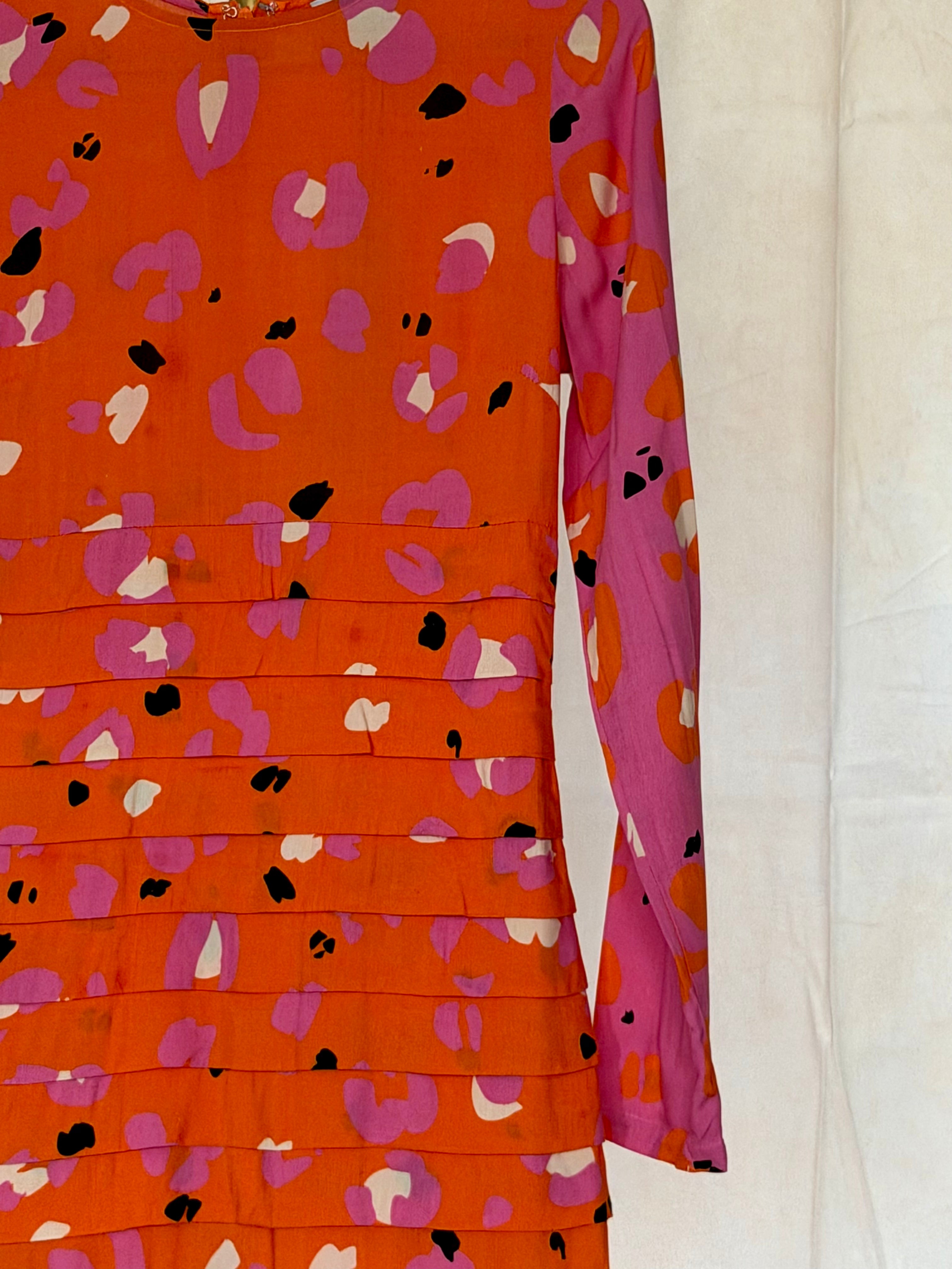 Multicoloured Printed Dress