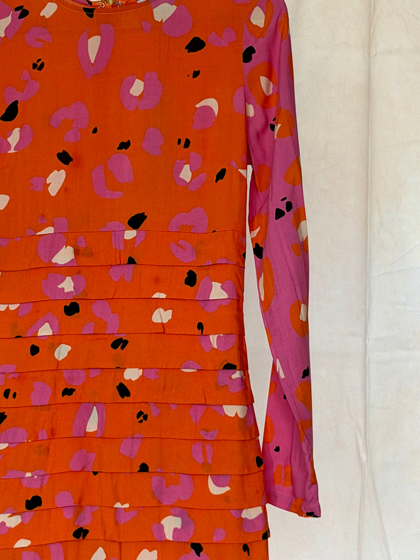 Multicoloured Printed Dress
