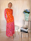 Multicoloured Printed Dress