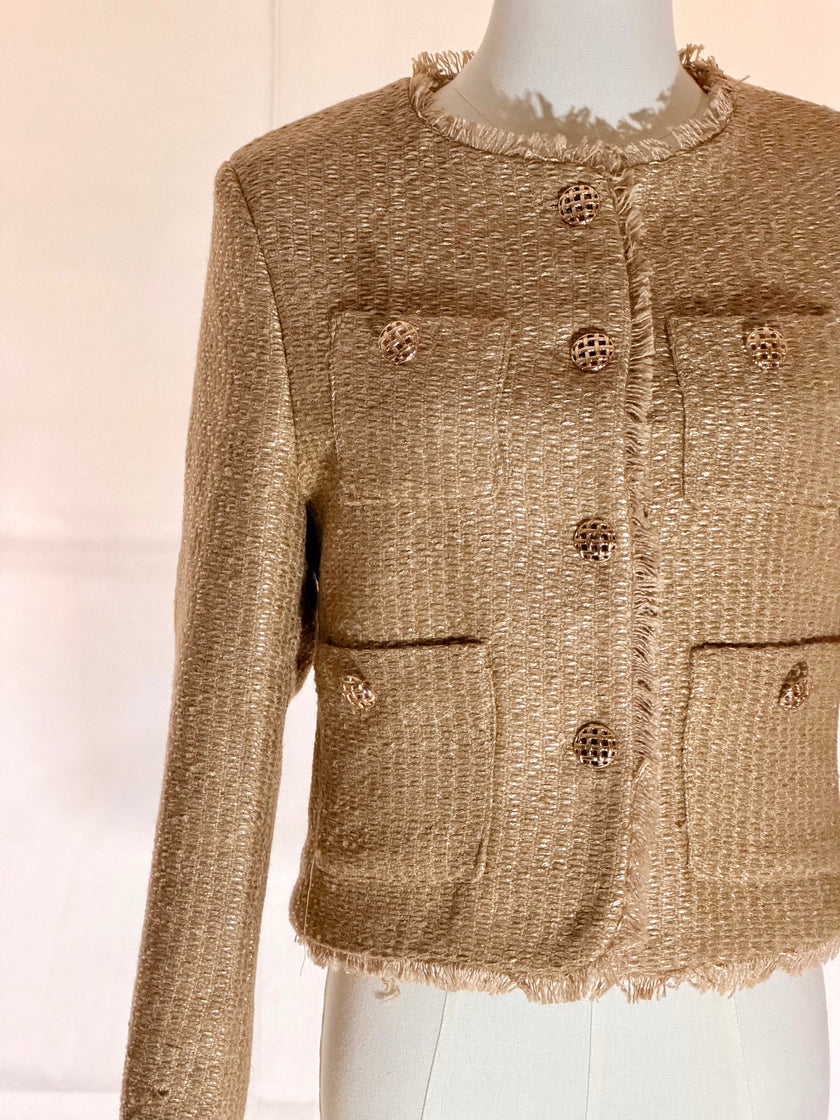 Gold Chanel Style Short jacket
