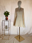 Apricot Short Cape Dress