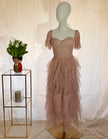 Tulle Lace Bustier Midaxi Dress
