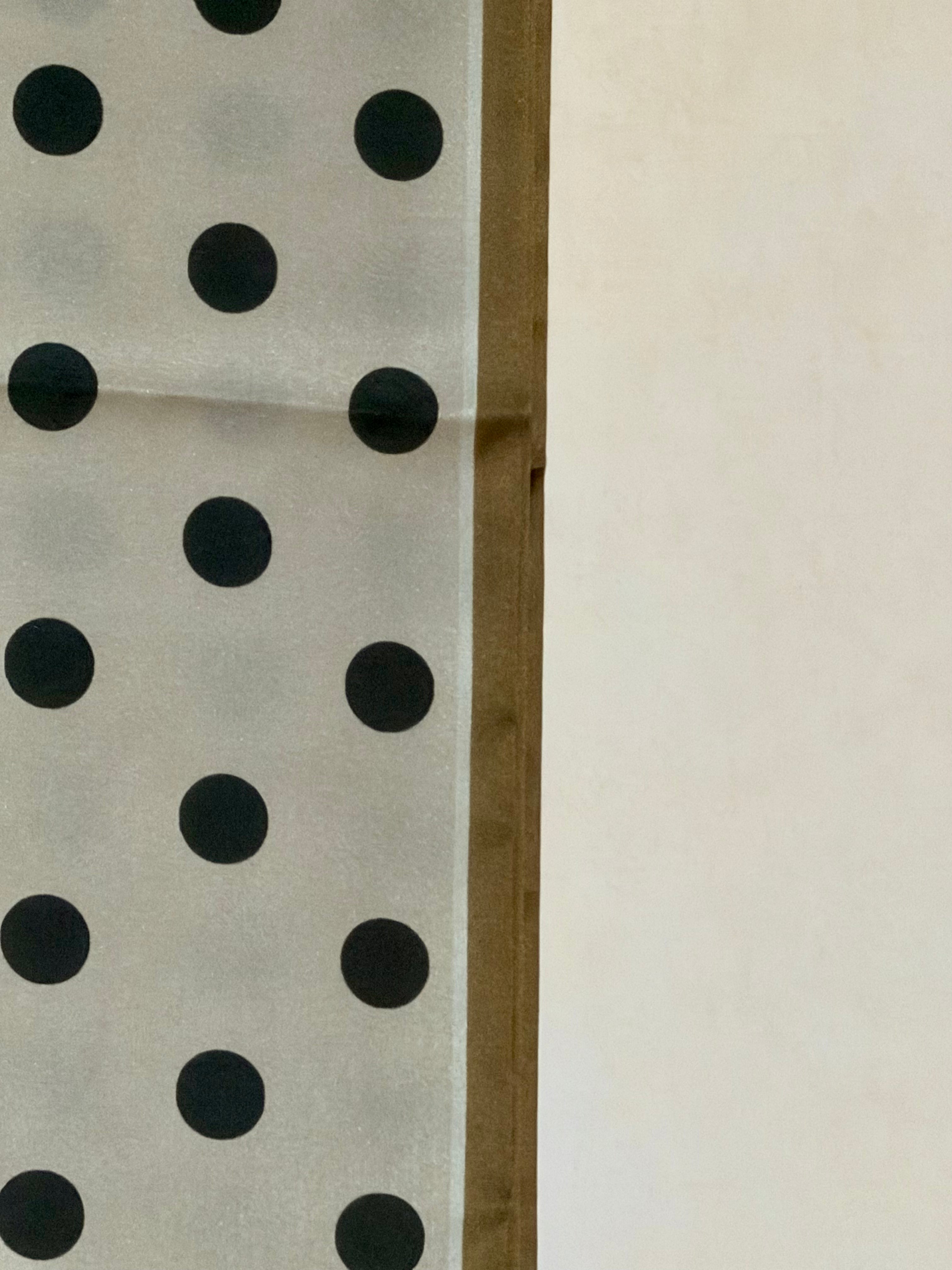 Elegant Ribbon  Polka Scarf
