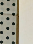 Elegant Ribbon  Polka Scarf