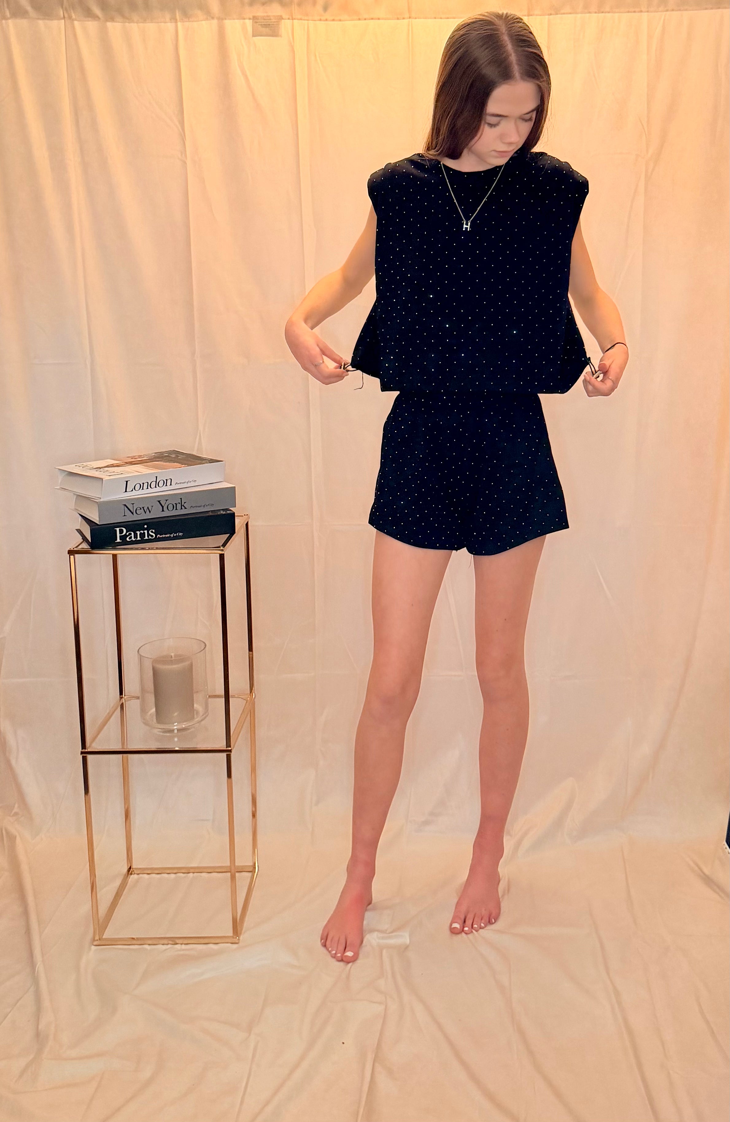 Embellished Short Co-Ord