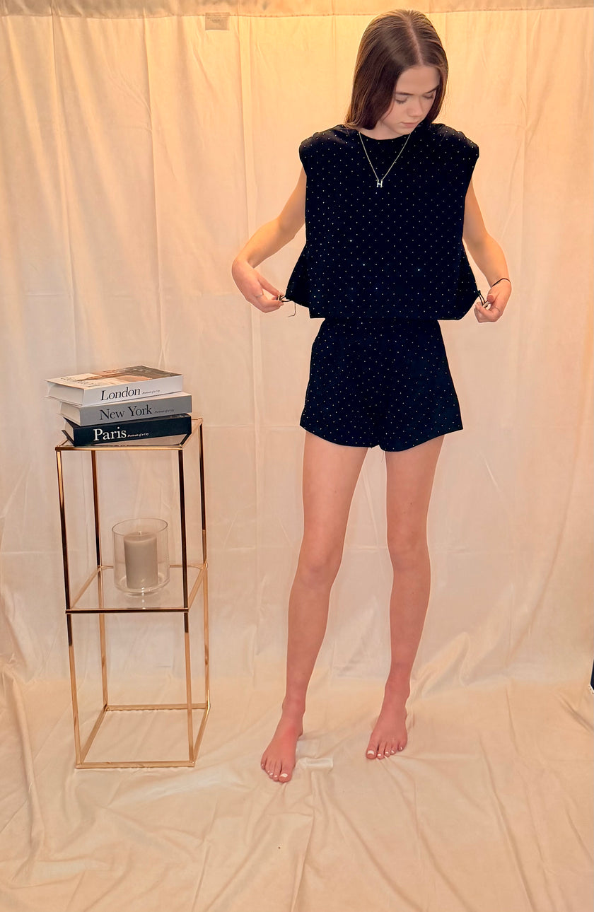 Embellished Short Co-Ord