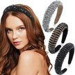 Dazzling Crystal Embellished Headband SS62: Black