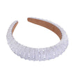 Dazzling Crystal Embellished Headband SS62: Gray